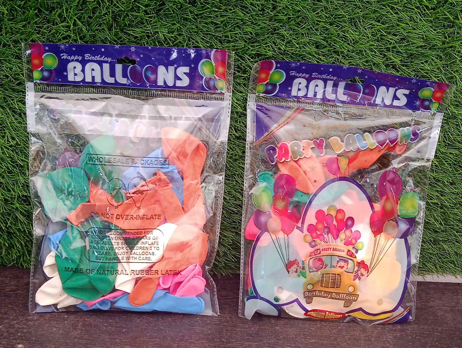Vibrant Holi balloons