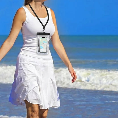 Waterproof Mobile Pouch Cover Black - Beach Lifestyle