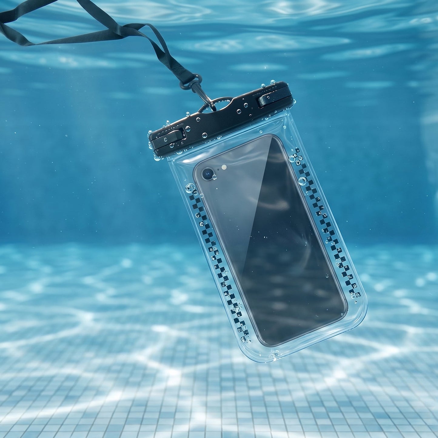 Waterproof Mobile Pouch Cover Black - Underwater