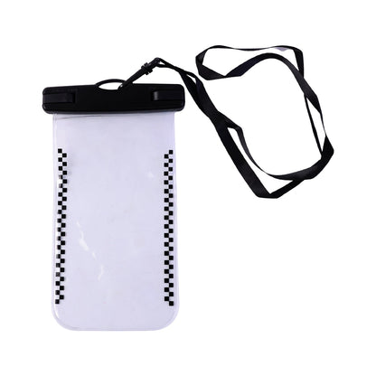 Waterproof Mobile Pouch Cover Black - White Background