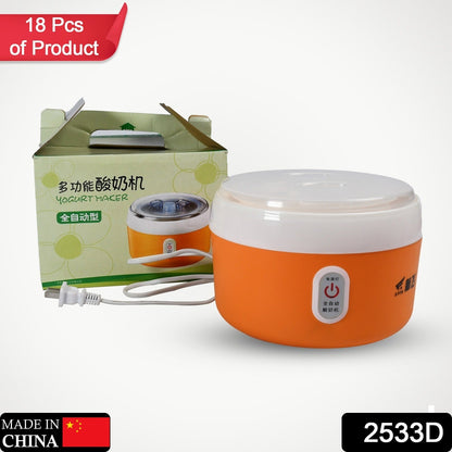 Electronic Automatic Yogurt Maker Machine with Plastic Container for Home Use