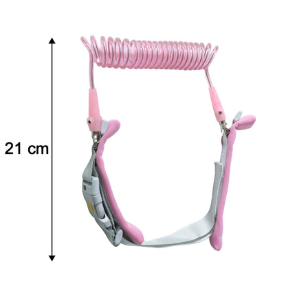 Kids Safety Anti-Lost Wrist Link Strap (1 Pc, Mix Design & Size)