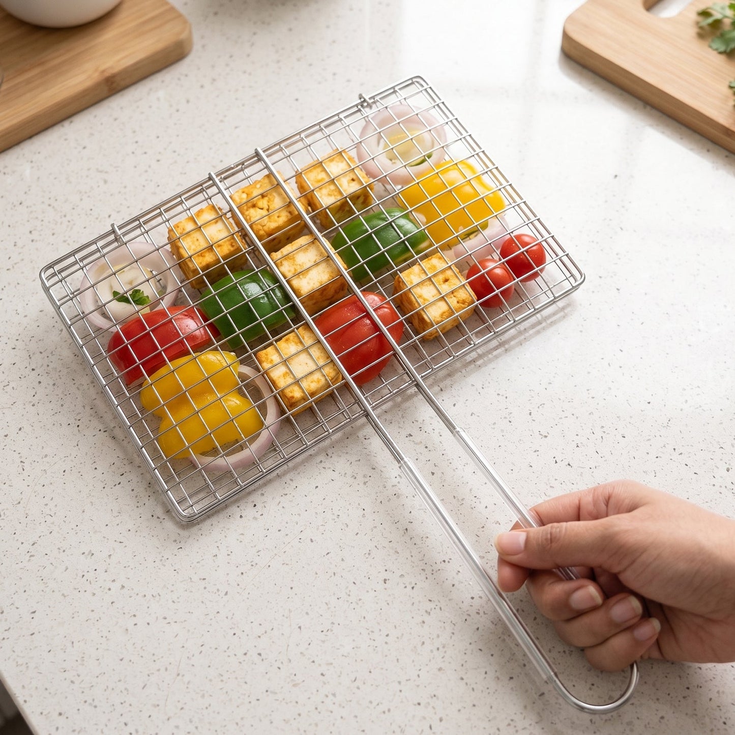camping bbq grill mesh