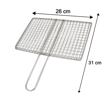 steel grill jali with handle