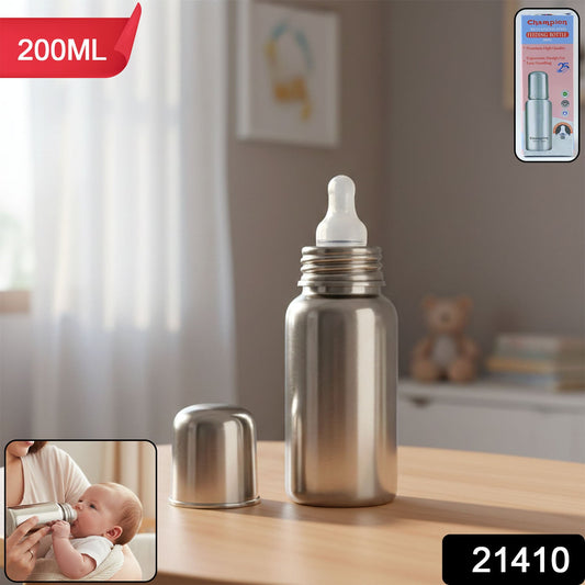 Leakproof steel milk bottle for newborn