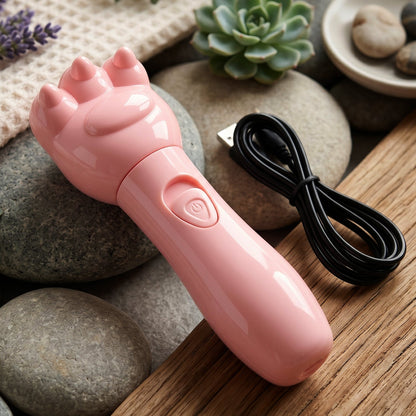 Cute Bear Shape Electric Hand Massager for Relaxation Itching Relief