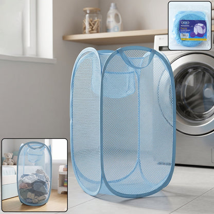 large mesh pop up laundry basket