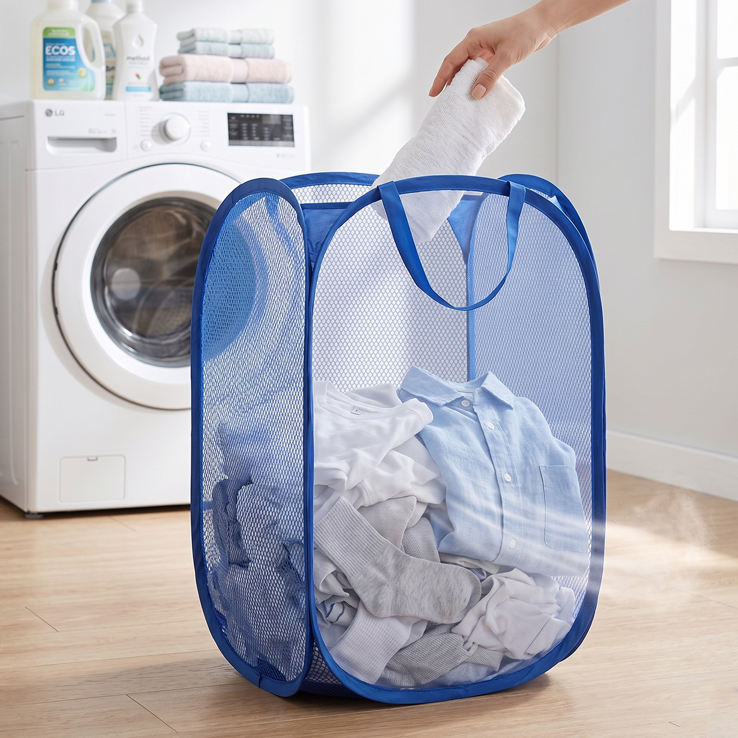 breathable mesh laundry bag