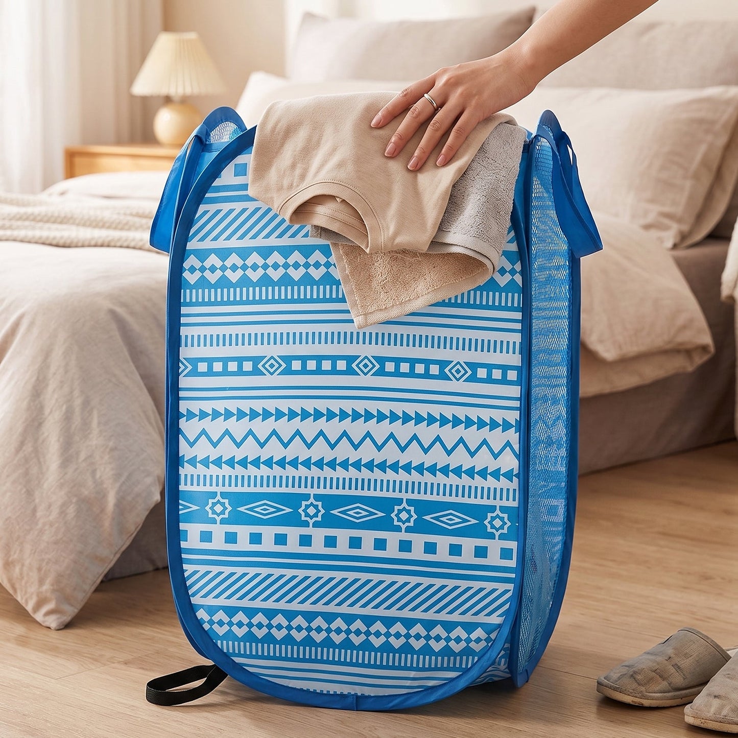 portable foldable laundry organizer bag