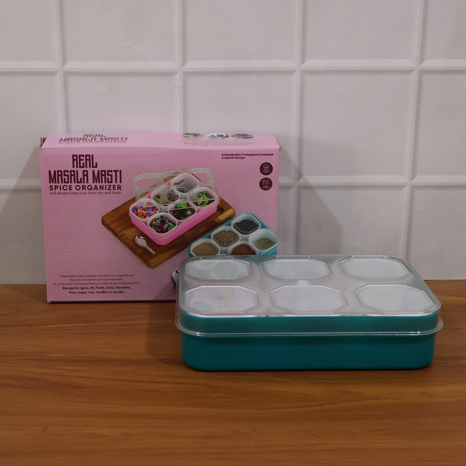 spice storage container for home kitchen