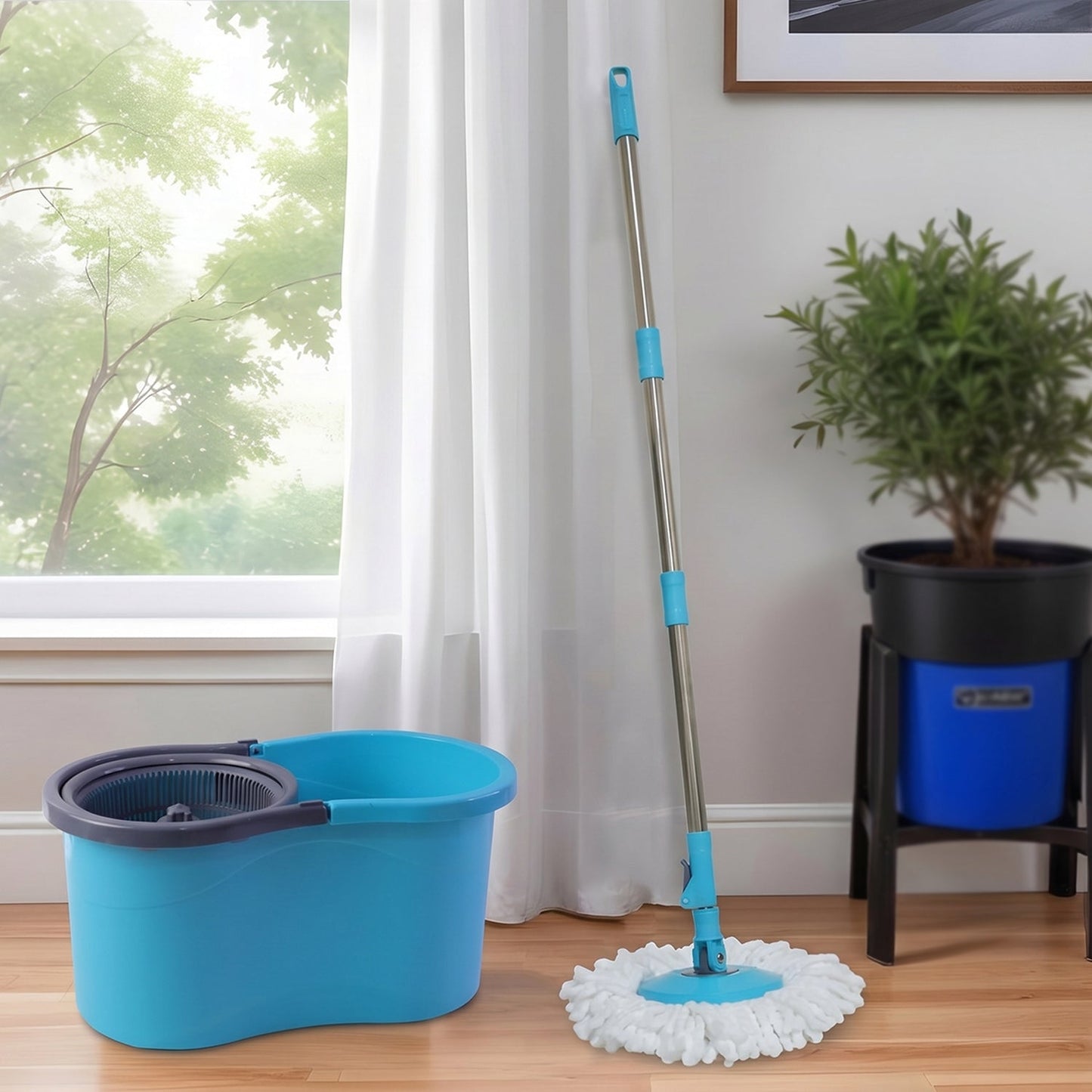 360 rotation mop bucket set for home cleaning