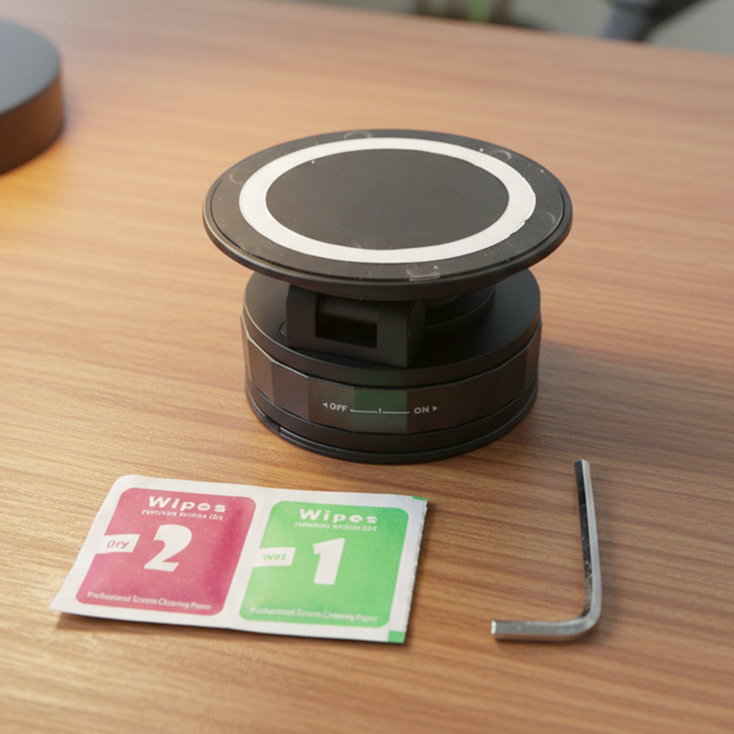 desk mobile holder with magnetic support