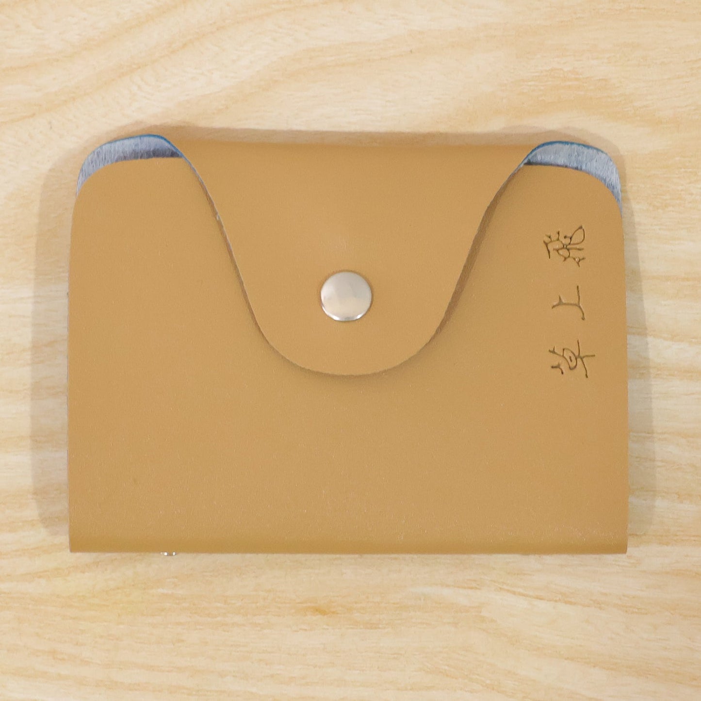 Premium Button Closure Card Holder Wallet with 10 Inner Leafes (1 Pc)