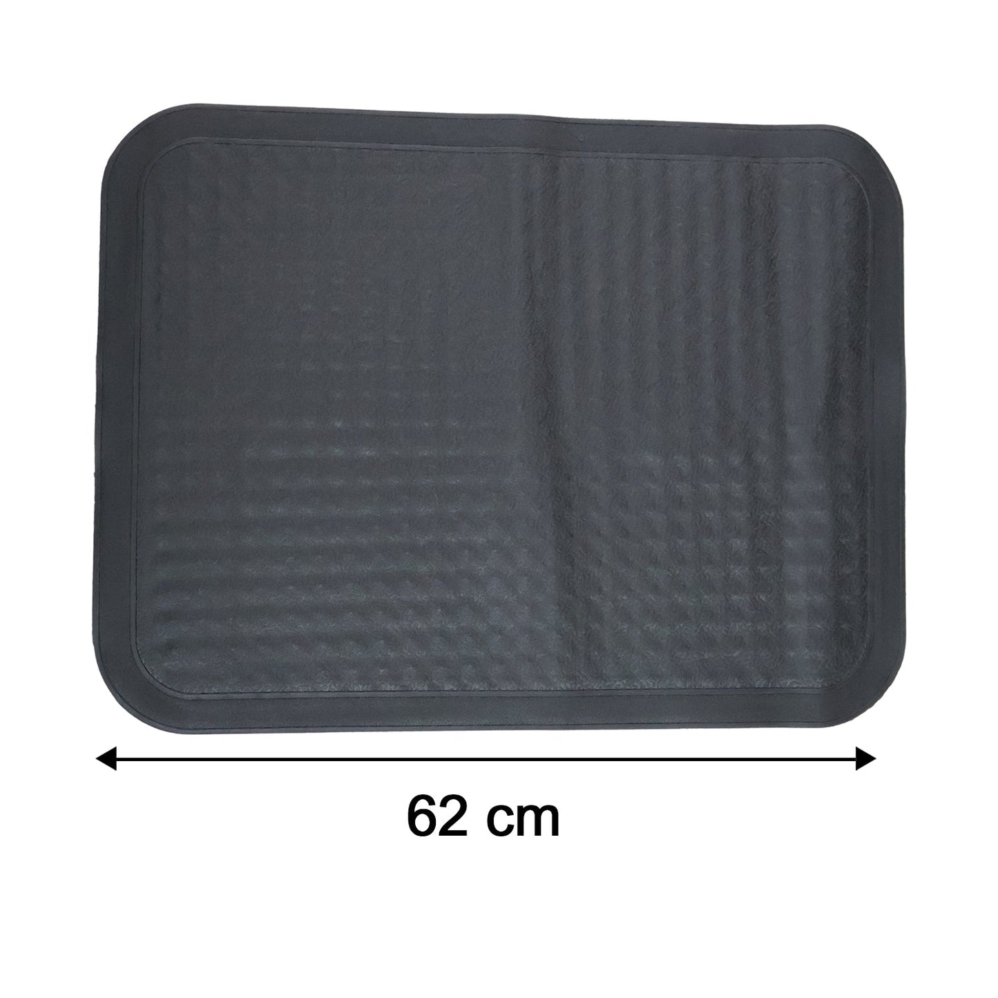Heavy Duty Anti-Slip Rubber Car Foot Mat Set (4 Pc)