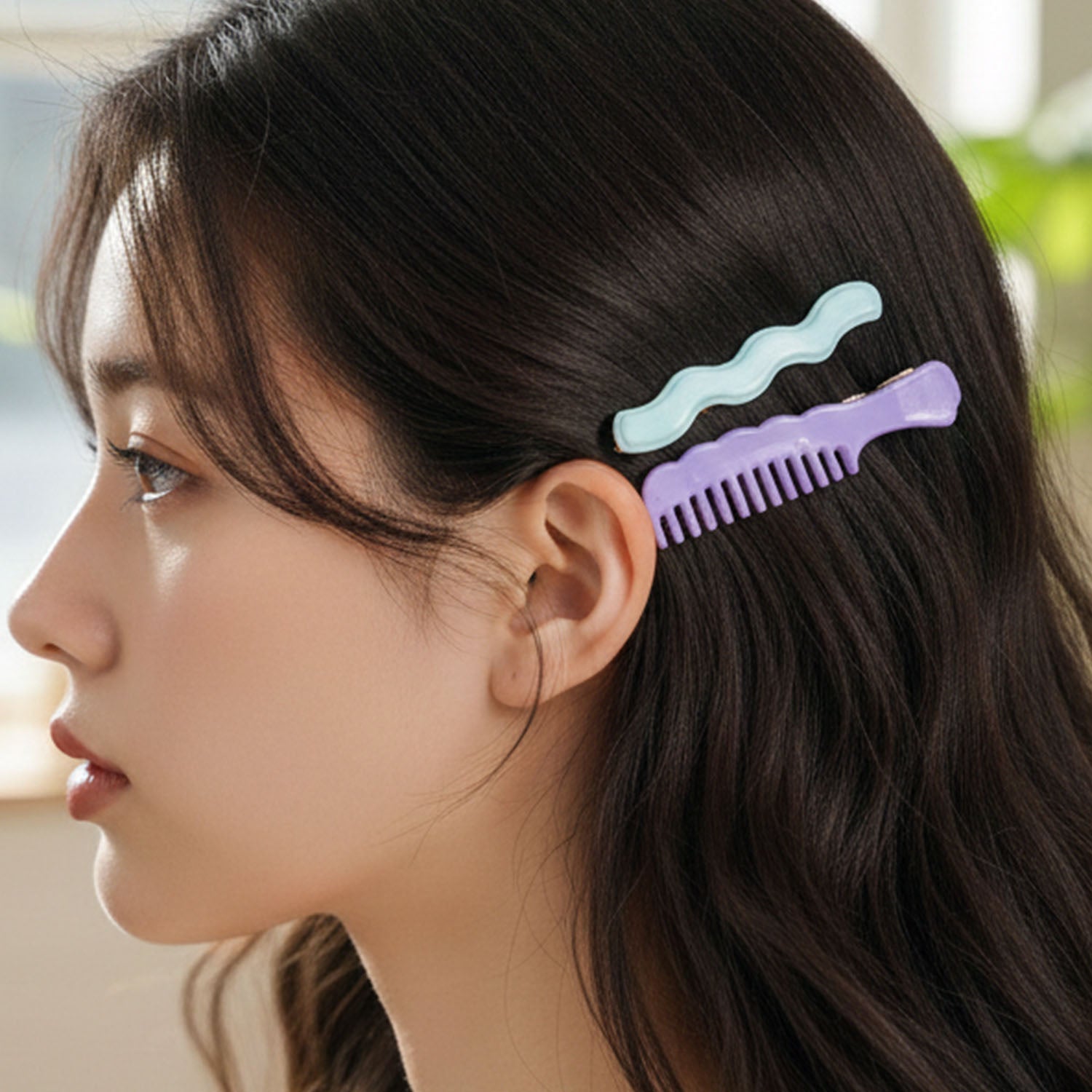 Practical comb design hair clip