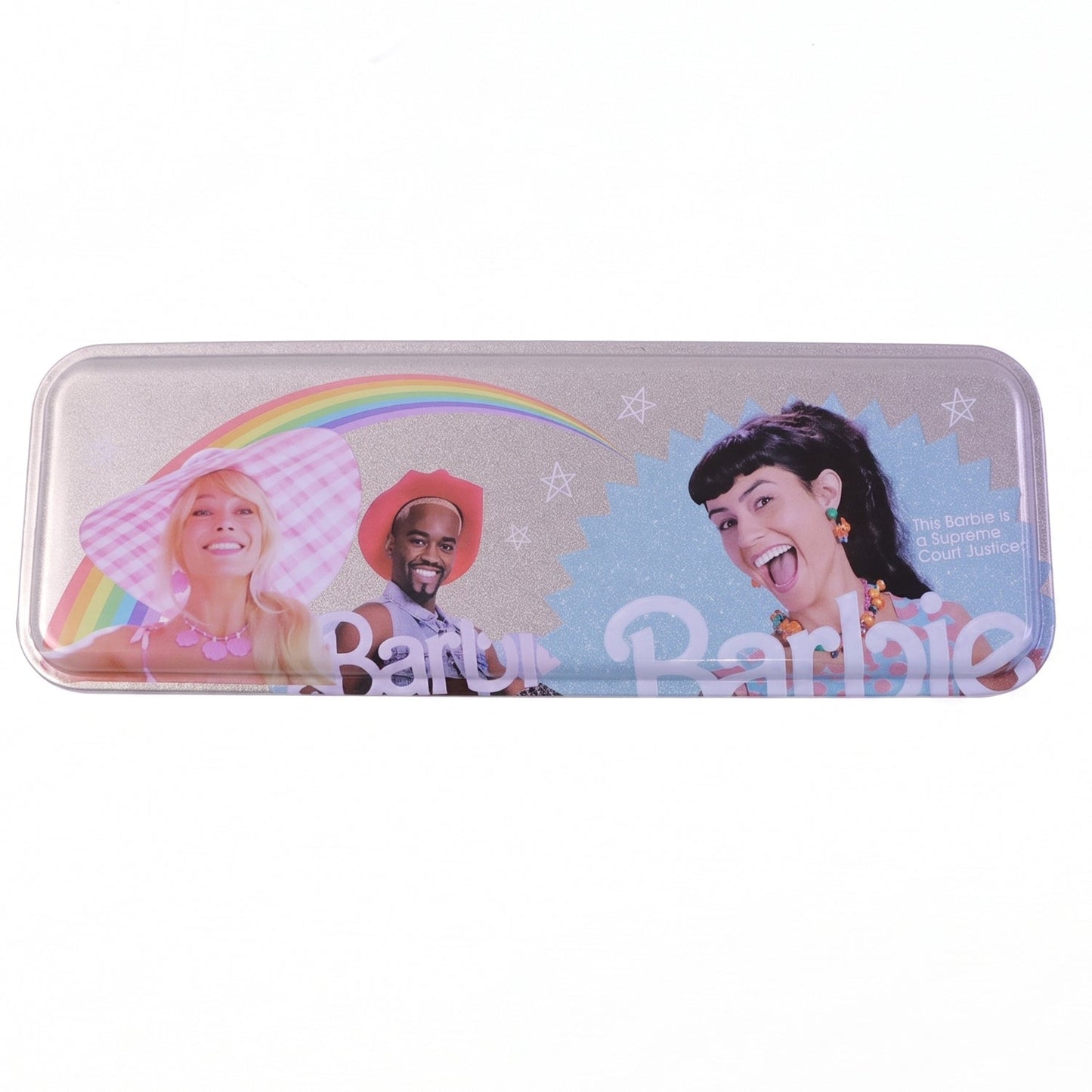 strong metal school pencil box storage container