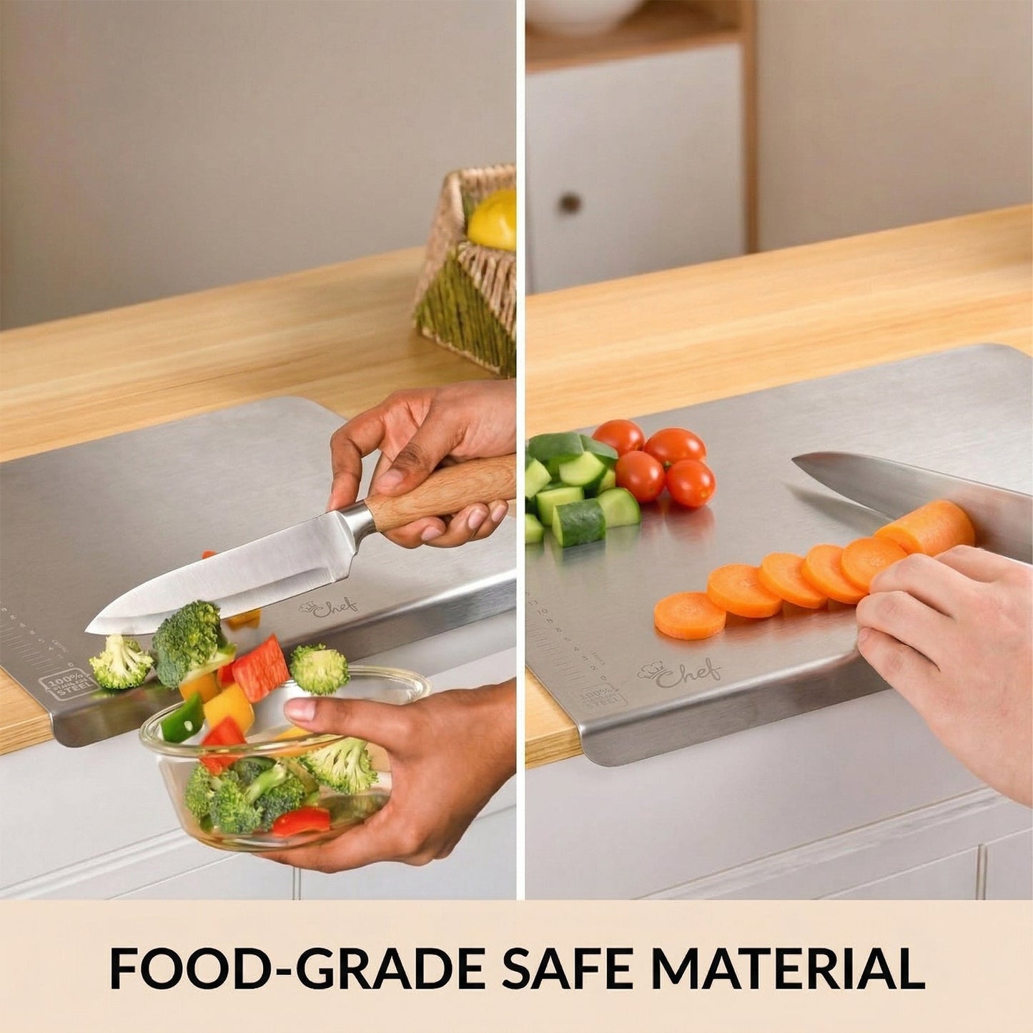 1mm thick steel chopping board