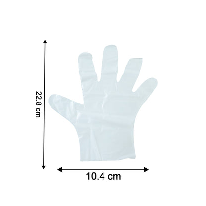clear plastic gloves pack