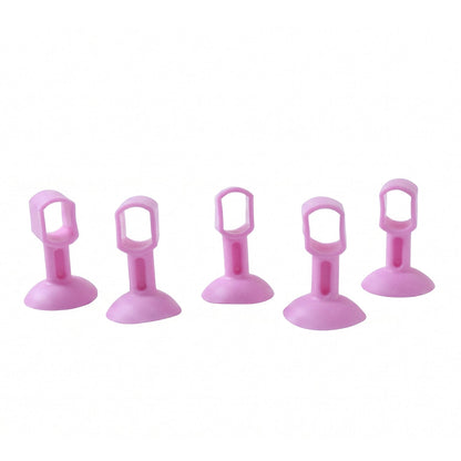 Silicone Door Stopper Suction Door Holder Anti Collision Door Handle Stopper (5 Pc)