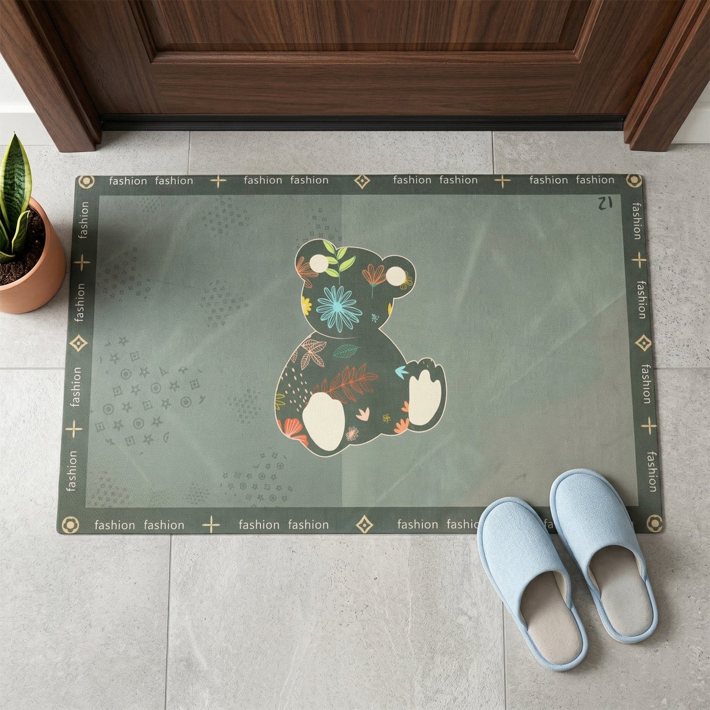 stylish door mat for indoor and outdoor use