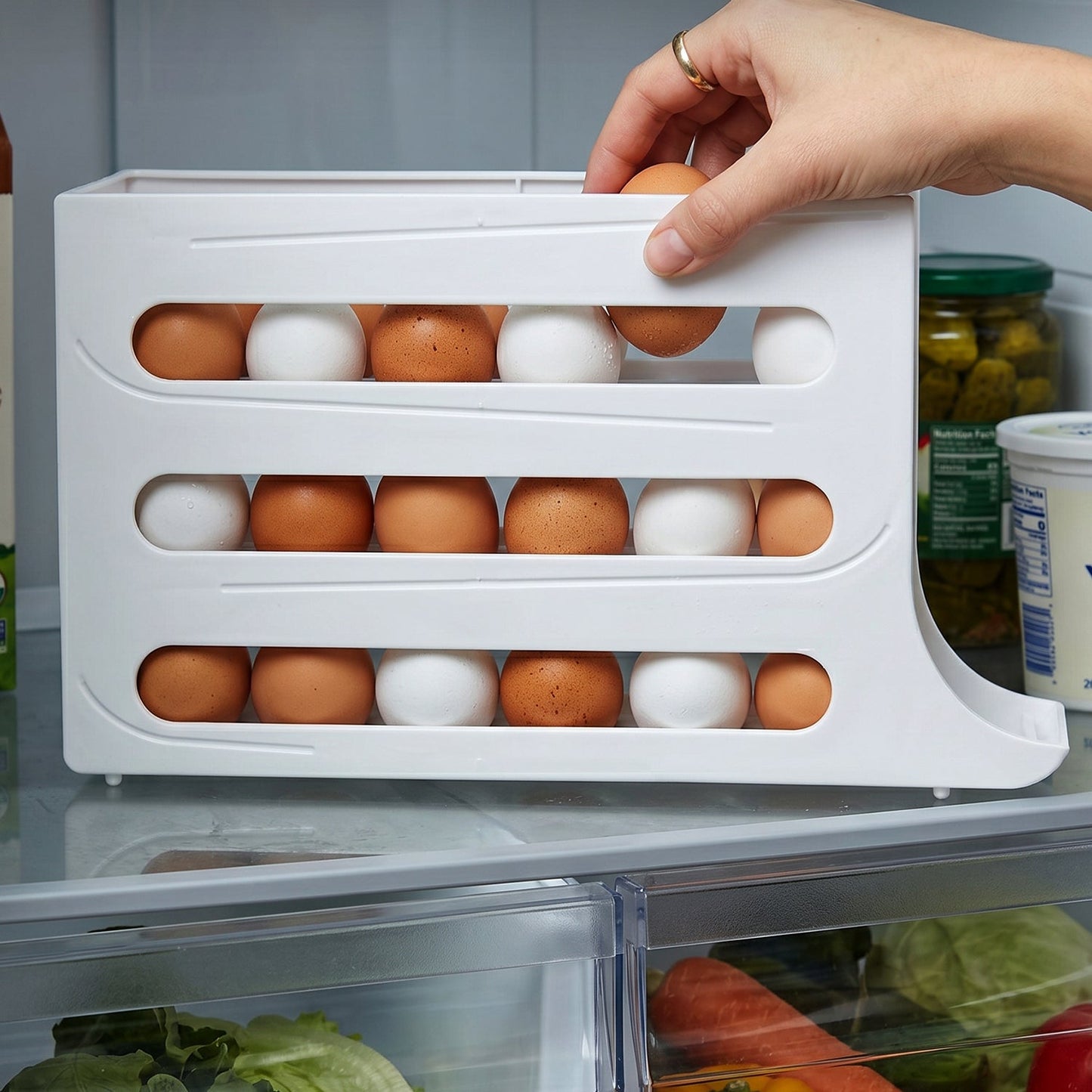 freezer safe egg storage box