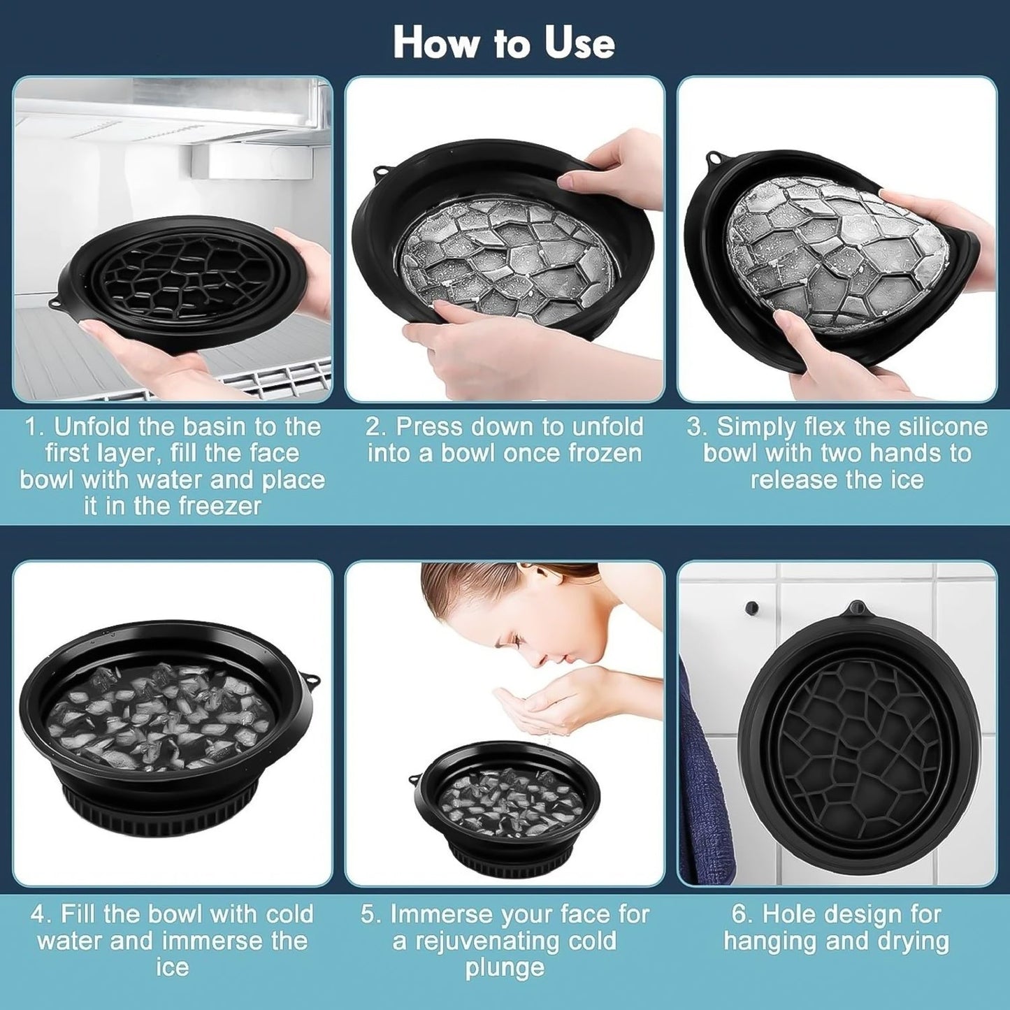 skin tightening ice facial bowl