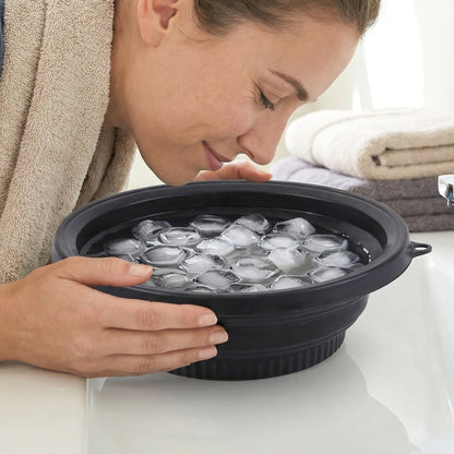 face ice bath skincare bowl