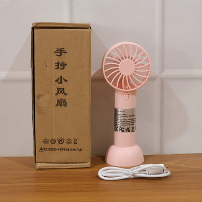 Portable Handheld Fan Rechargeable Mini USB Fan (1 Pc)