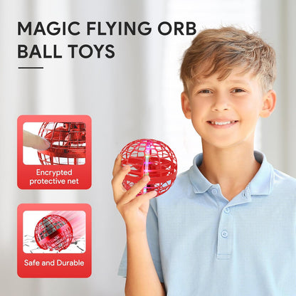  Flying Ball Toys USB Rechargeable RGB Lights - alternative angle