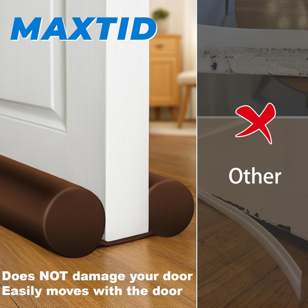  Twin Door Draft Stopper Guard Protector - alternative angle