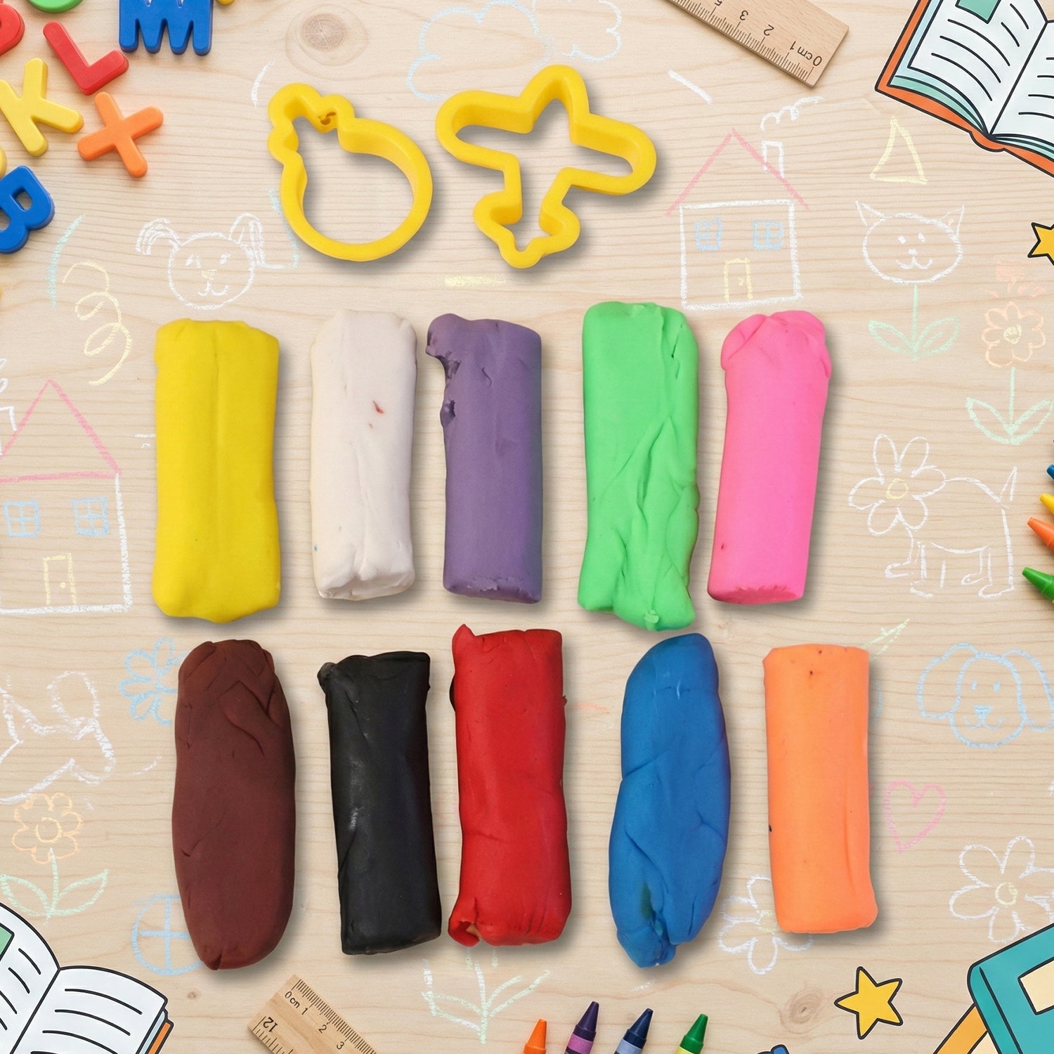 Kids Colorful Modeling Dough Play Set
