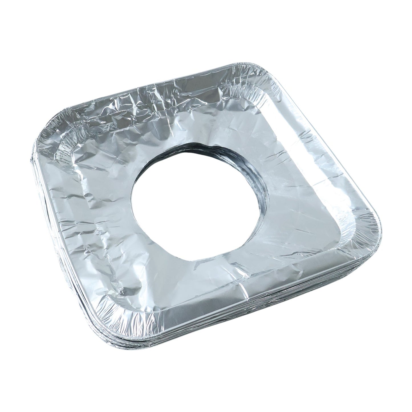 Aluminium Gas Stove Protector Covers (10 Pc, 23x23 cm)
