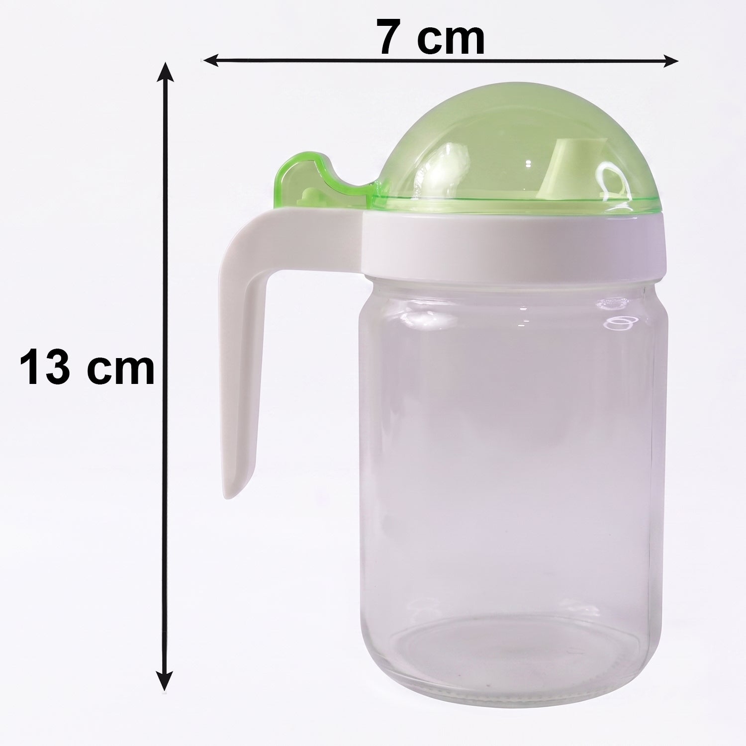 transparent kitchen oil jar