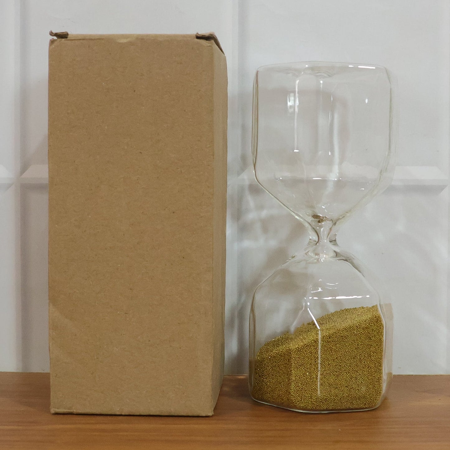 4-Minute approx Sand Timer Hourglass – Decorative Glass Timer (1 Pc)