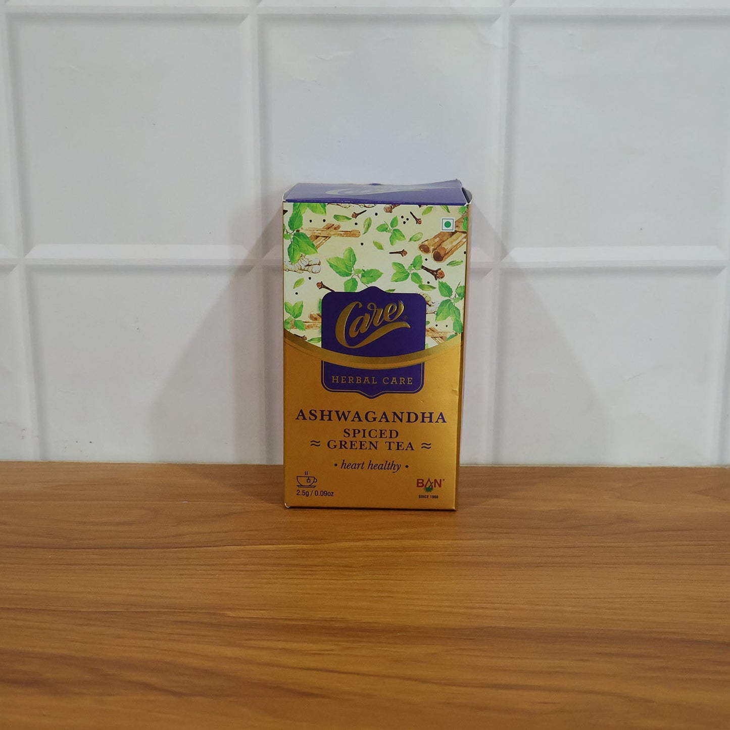 Ashwagandha Spiced Green Tea 62.5 Gm (25 Pkt, Per Pkt 2.5 Gm)