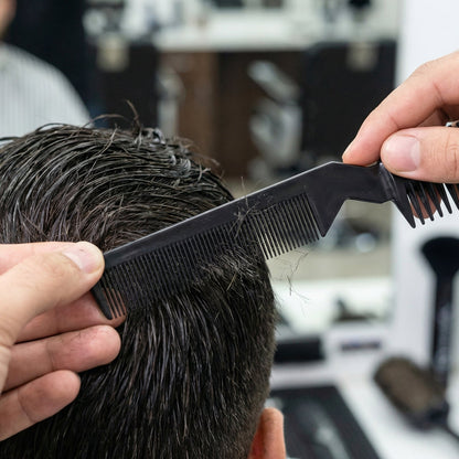 2 in 1 Double-Sided Hair Cutting Comb with Razor Blade (1 Pc)
