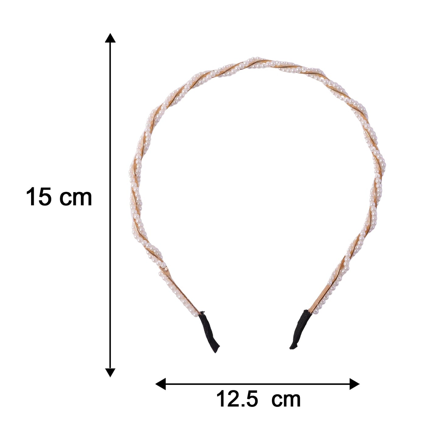 Elegant Pearl Design Hairband (1 Pc)