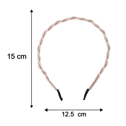 Elegant Pearl Design Hairband (1 Pc)