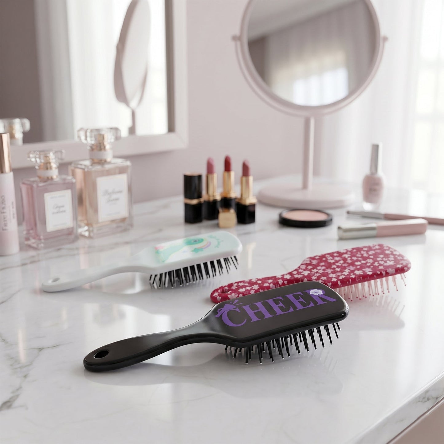 Premium Kids Hair Brush with Fun and Colorful Designs (1 Pc, Mix Design)