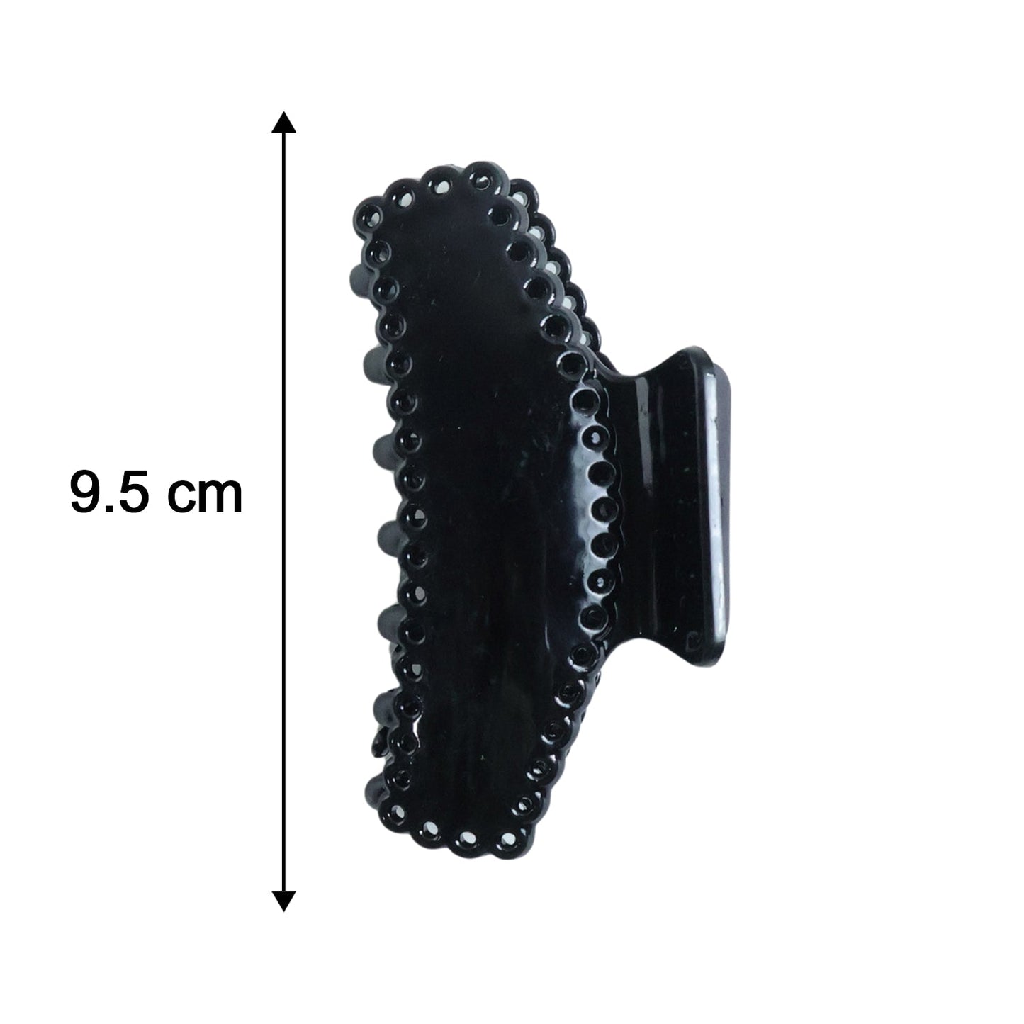 Elegant Black Hair Claw Clip (1 Pc)
