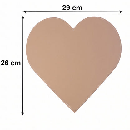 Heart Shape Board for Art – Crafting and Painting Blank Surface for DIY Projects (1 Pc)