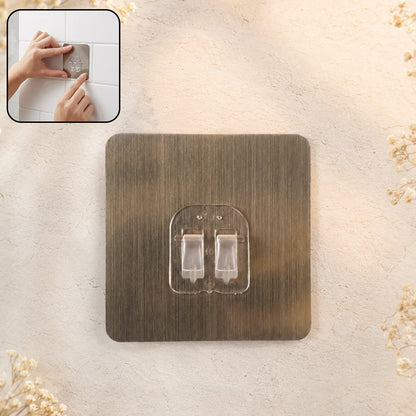 Self-Adhesive Metal Wall Hook Plate