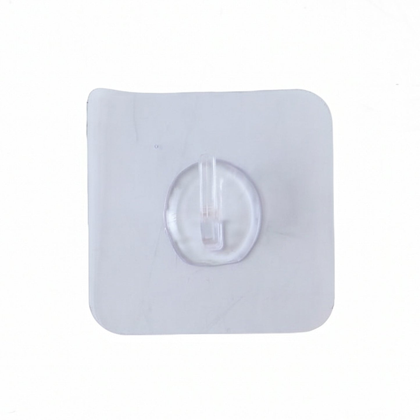 Clear Plastic Adhesive Wall Hook 