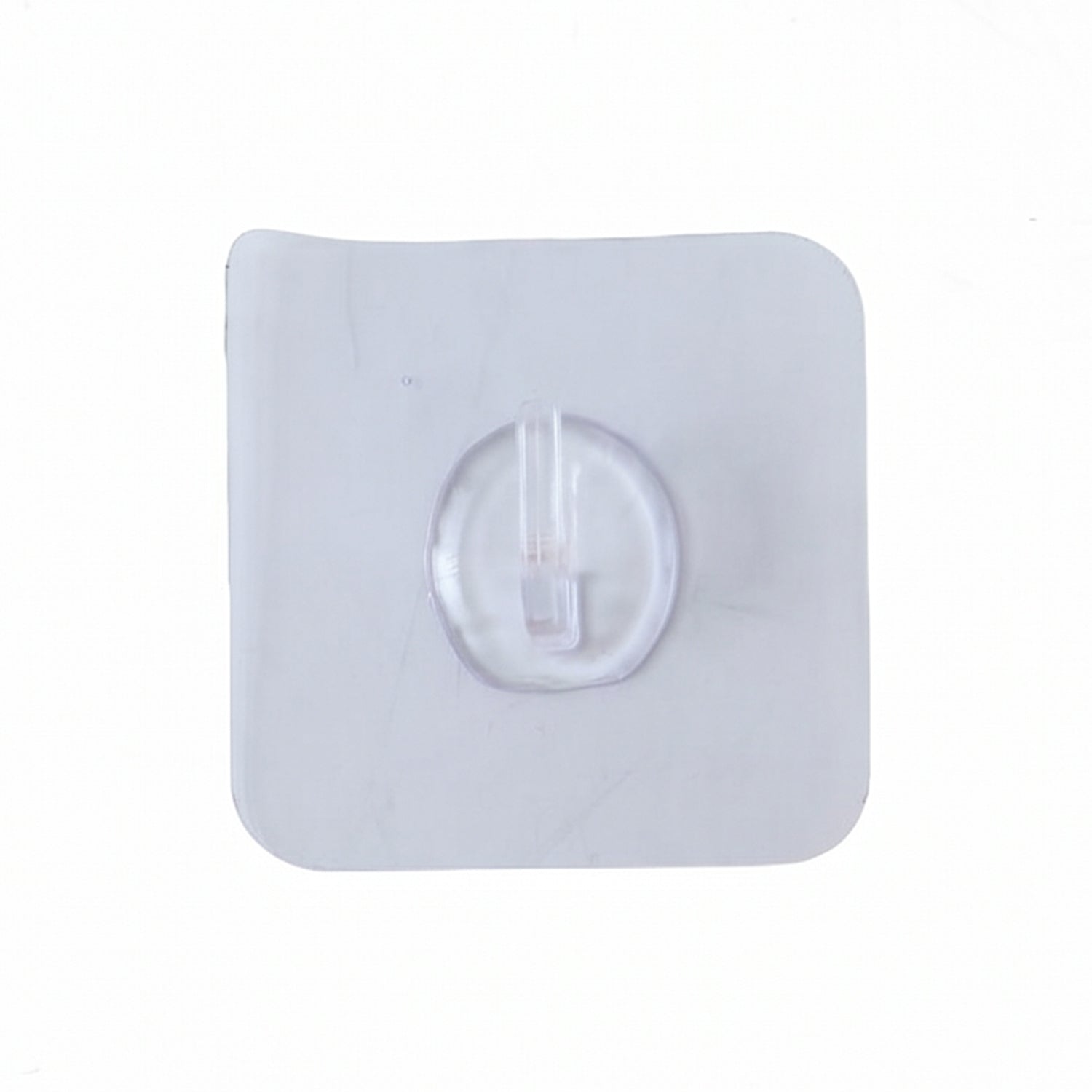 Clear Plastic Adhesive Wall Hook 