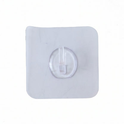 Clear Plastic Adhesive Wall Hook 