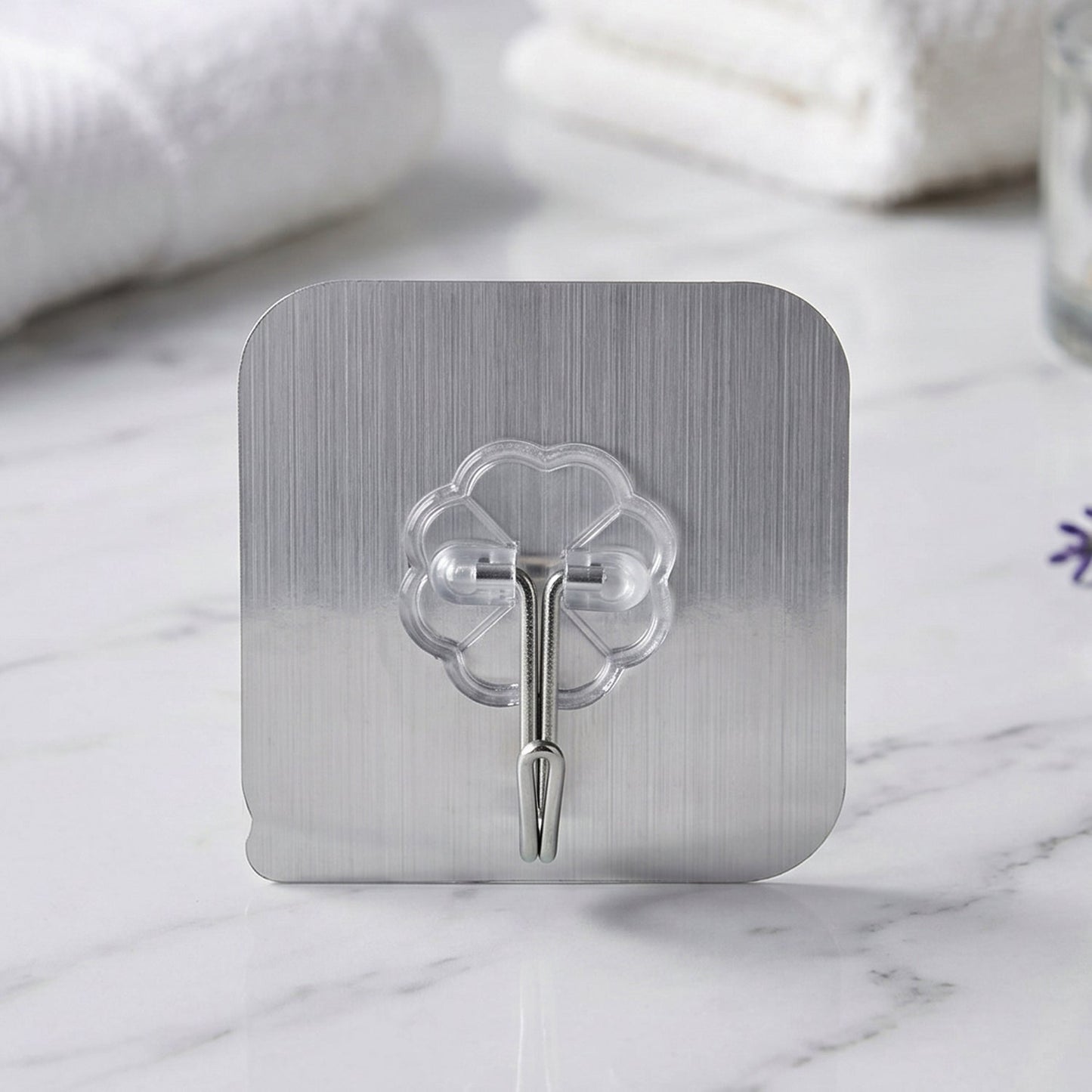 Transparent Heavy Duty Self Adhesive Wall Hook (1 Pc)