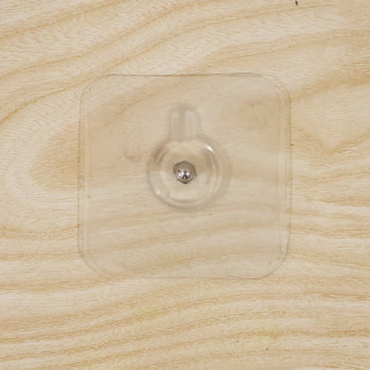 Round Transparent Self Adhesive Utility Wall Hook (1 Pc)