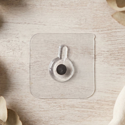 Transparent Self Adhesive Utility Wall Hook Sticker (1 Pc)