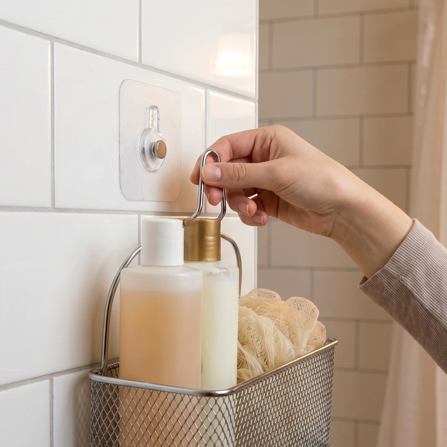 No Drill Transparent Magnetic Hook