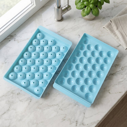 blue candy maker mold